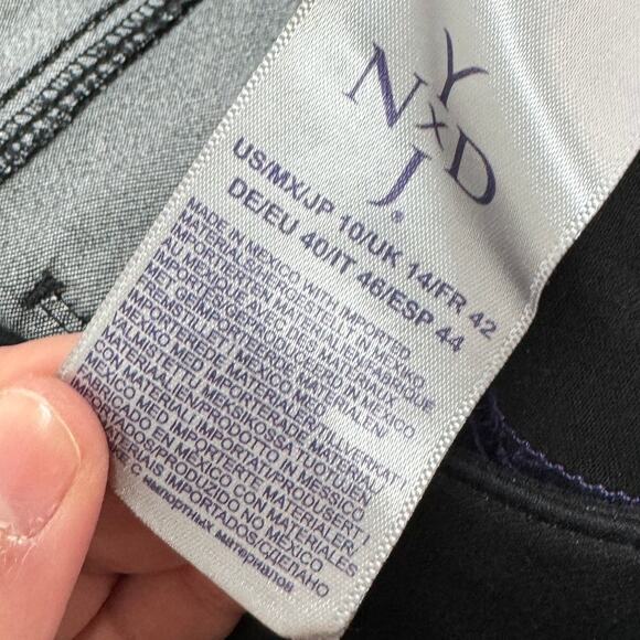 Not Your Daughters Jeans Pants Womens 10 Black Alina Skinny Legging‎ Jeggings - Picture 5 of 10